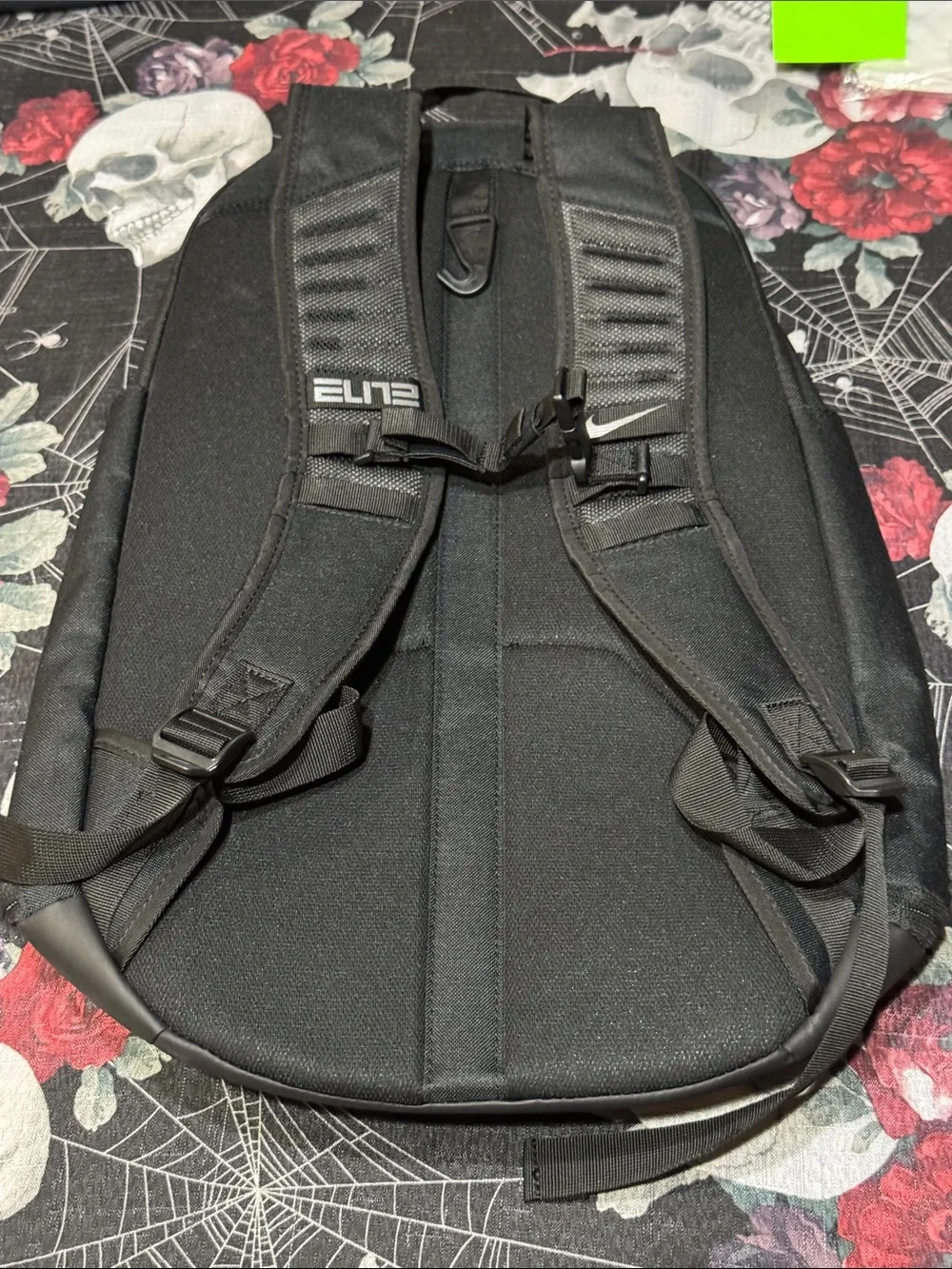 NWT NIKE HOOPS ELITE PRO BLACK METALLIC SILVER BASKETBALL BACKPACK BA5554-001 OS